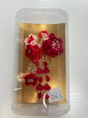 성인식 머리 장식 일본 의류 머리 장식 조화