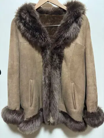 무스탕 코트 브라운 11호