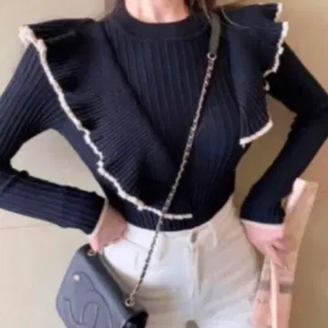 [ 새상품 ] 프릴 니트