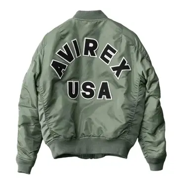 새상품급 AVIREX COMMERCIAL LOGO MA-1 플라이트 자켓