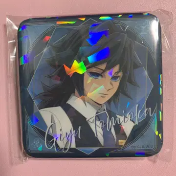 토미오카 기유 홀로그램 캔뱃지 모크텔바 로토