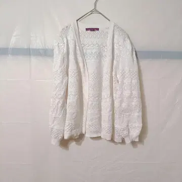 한정품 a love story 화이트 가디건 [ M ] 긴팔 겨울 의류