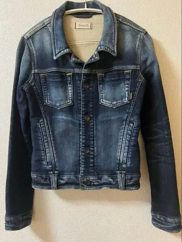 YANUK 다크 블루 데님 자켓 XS 코스터 덤 포함