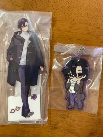 컬러풀 피치 모후 아크릴 스탠드 러버 참