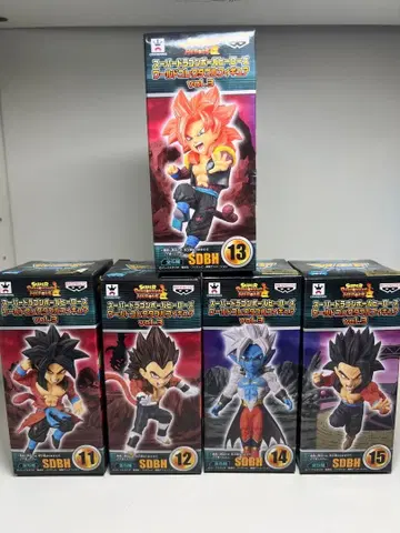 슈퍼 드래곤볼 히어로즈 피규어 5체 세트 컴플리트