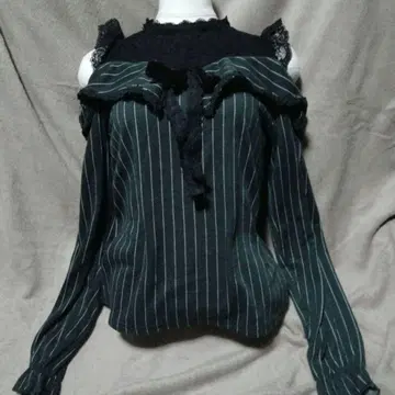 axes femme POETIQUE 오프숄더 스트라이프 상의