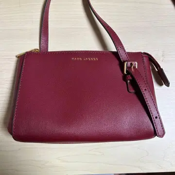MARC JACOBS 와인 레드 숄더백