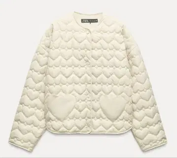 ZARA 자라 하트 퀼팅 자켓 S