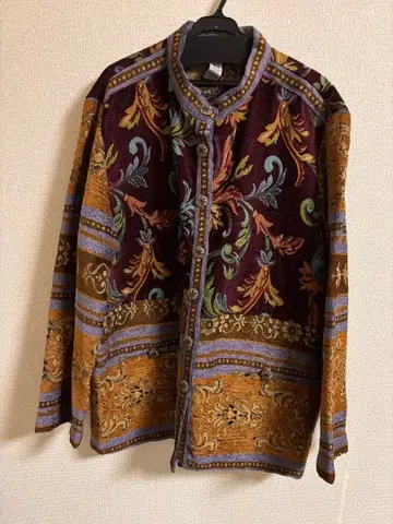 90s 빈티지 SAG HARBOR 보타니컬 고블랑 자켓