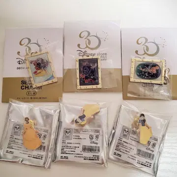 디즈니 핀 배지 3개, 참 3개