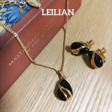 [ 새상품급 ] LEILIAN 레리안 목걸이 & 귀찌 세트