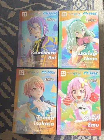 하자품 원더랜즈 x 쇼타임 피규어 전 4종 세트 프로젝트 세카이