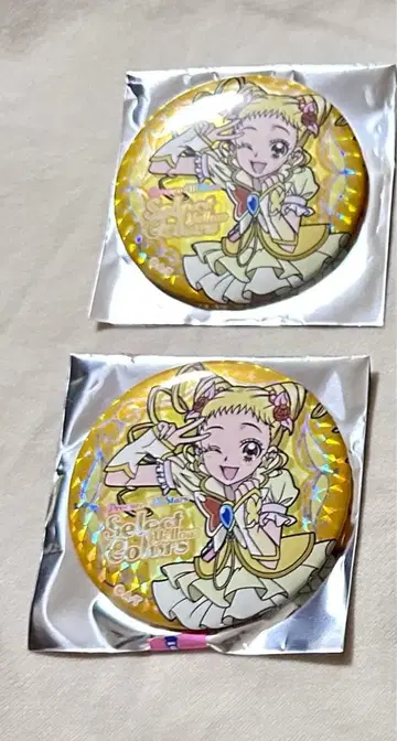 프리큐어 셀렉트 컬러즈 캔뱃지 큐어 레모네이드