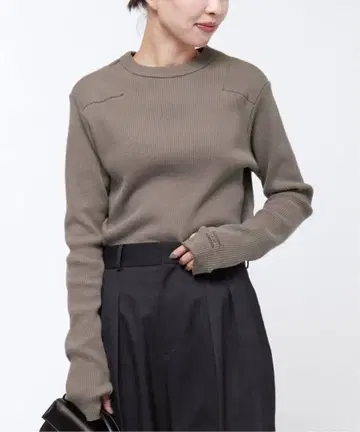 [ AMERICANA/아메리카나 ] 숄더 패치 풀오버