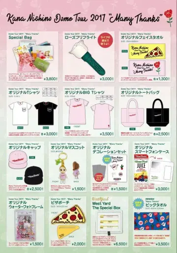 니시노 카나 Many Thanks Tour 로즈 플라이트