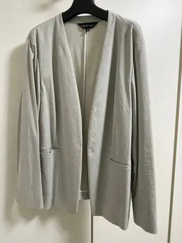 인디비 INDIVI 노카라 수트 셋업 팬츠 자켓