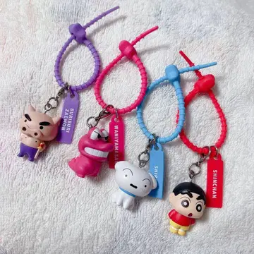 새상품 짱구는 못말려(크레용 신짱) 컬러풀 멀티 참 4종 세트