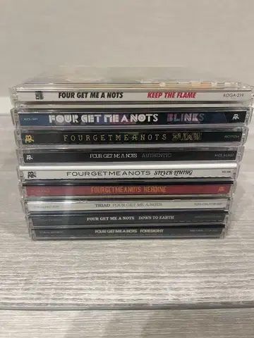 FOUR GET ME A NOTS CD 9장 세트 묶음 판매