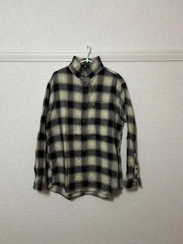 Hush Puppies 체크 무늬 플란넬 셔츠 LL