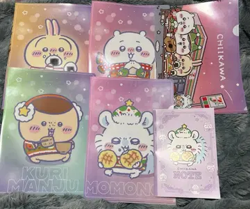 치이카와 2024 세븐 한정판 A4 클리어 파일 A5 노트 세트