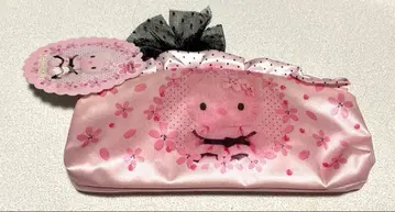 헬로키티 파우치 케이스 사쿠라 프릴 핑크 산리오 2009년제