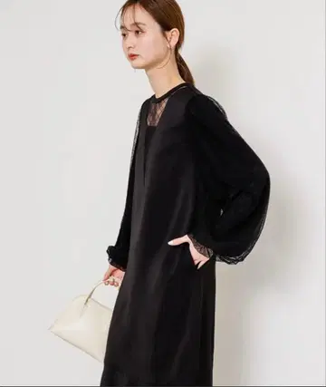 센스 오브 플레이스 체크 시어 원피스