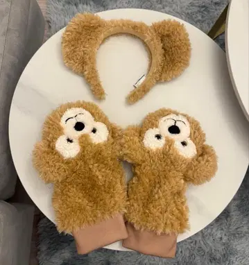 더피 머리띠 장갑