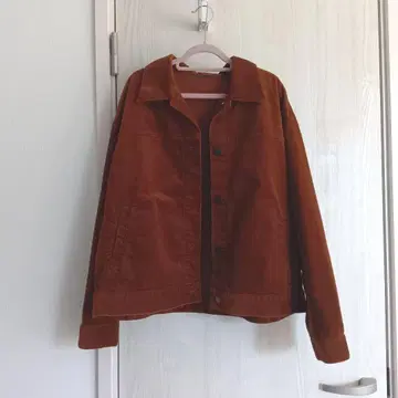 오렌지 코튼 자켓