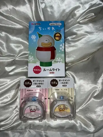 치이카와 (먼작귀) 토끼 에니마이 복권 라스트 원상 F상 3종 세트