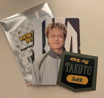 MAZZEL ROOM* 포토 카드 스티커 세트 TAKUTO 1점