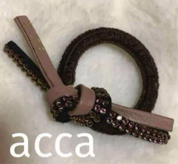 [ 미사용 ] acca 포니 더블 스키니보우