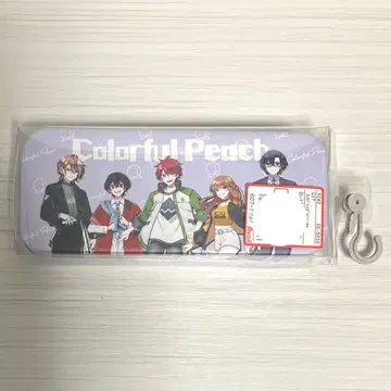 컬러풀 피치 안경 케이스 보라색 크로스 포함 아베일