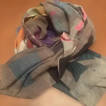 [ 새상품급 ] PASSIGATTI 기하학 패턴 스카프