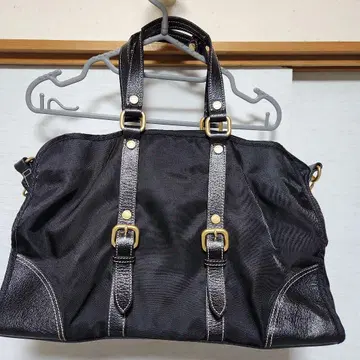 SAZABY 빅 숄더백 블랙 골드 하자품