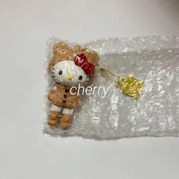 산리오 헬로키티전 시크릿 마스코트 참 곰 수트