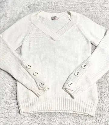 MAX&Co. 슬리브 버튼 니트