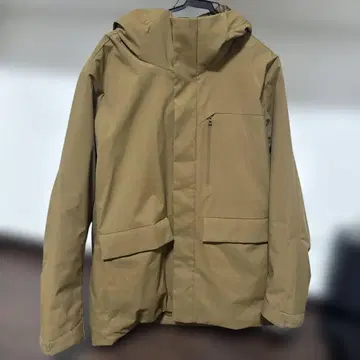 [ 새상품급 ] UNIQLO 하이브리드 다운 후드티 브라운 M