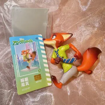 주토피아 닉 와일드 피규어