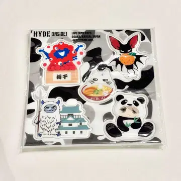 새상품 HYDE 미야쿠미야쿠 만박 푸쿠푸쿠 스티커 씰 라이브 굿즈