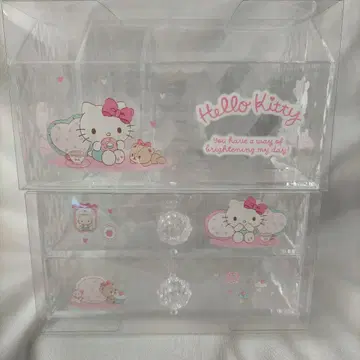 새상품 미개봉 산리오 헬로키티 오거나이저 서랍 가슴 세트