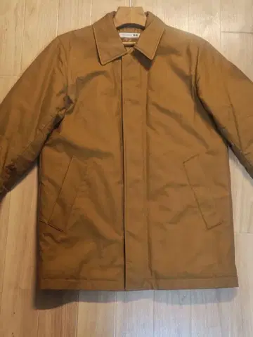 유니클로 x JWANDERSON 콜라보 패디드 하프 코트 브라운