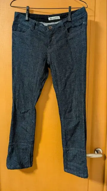 다크 블루 슬림핏 데님 팬츠