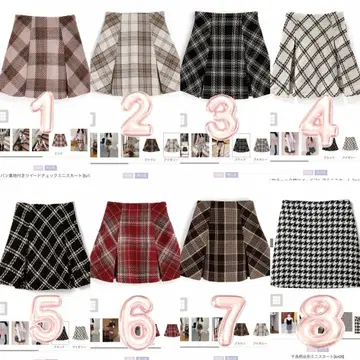 GRL 미니 스커트 세트