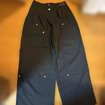 Perushu black 더블니 슬랙스