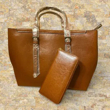 [ BARCOS ] 토트백과 장지갑 세트 (미사용품)