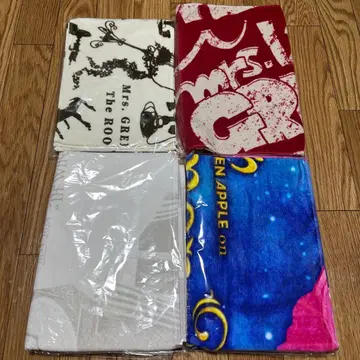 Mrs. GREEN APPLE 타월 묶음 판매