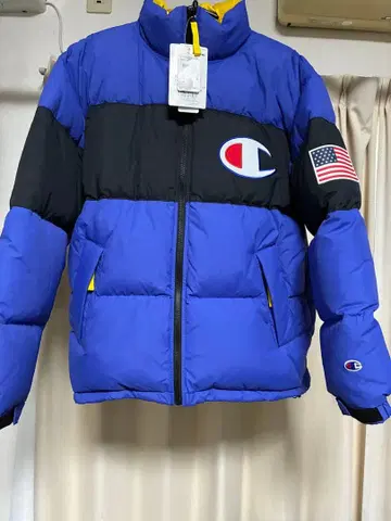 Champion 다운 자켓 M 사이즈 다크 블루