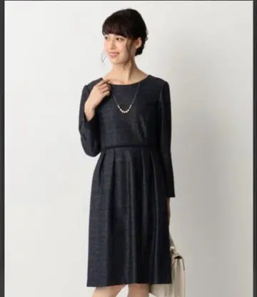 새상품 anySiS 클래식 여성용 원피스 다크 네이비