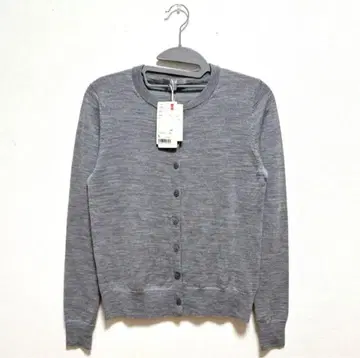 [가격 인하 불가] 새상품 miffy 금장 버튼 폴리 니트 가디건