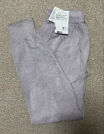 미사용 새상품 와코루 릴랙스 연보라색, 등나무색 부드러운 팬츠